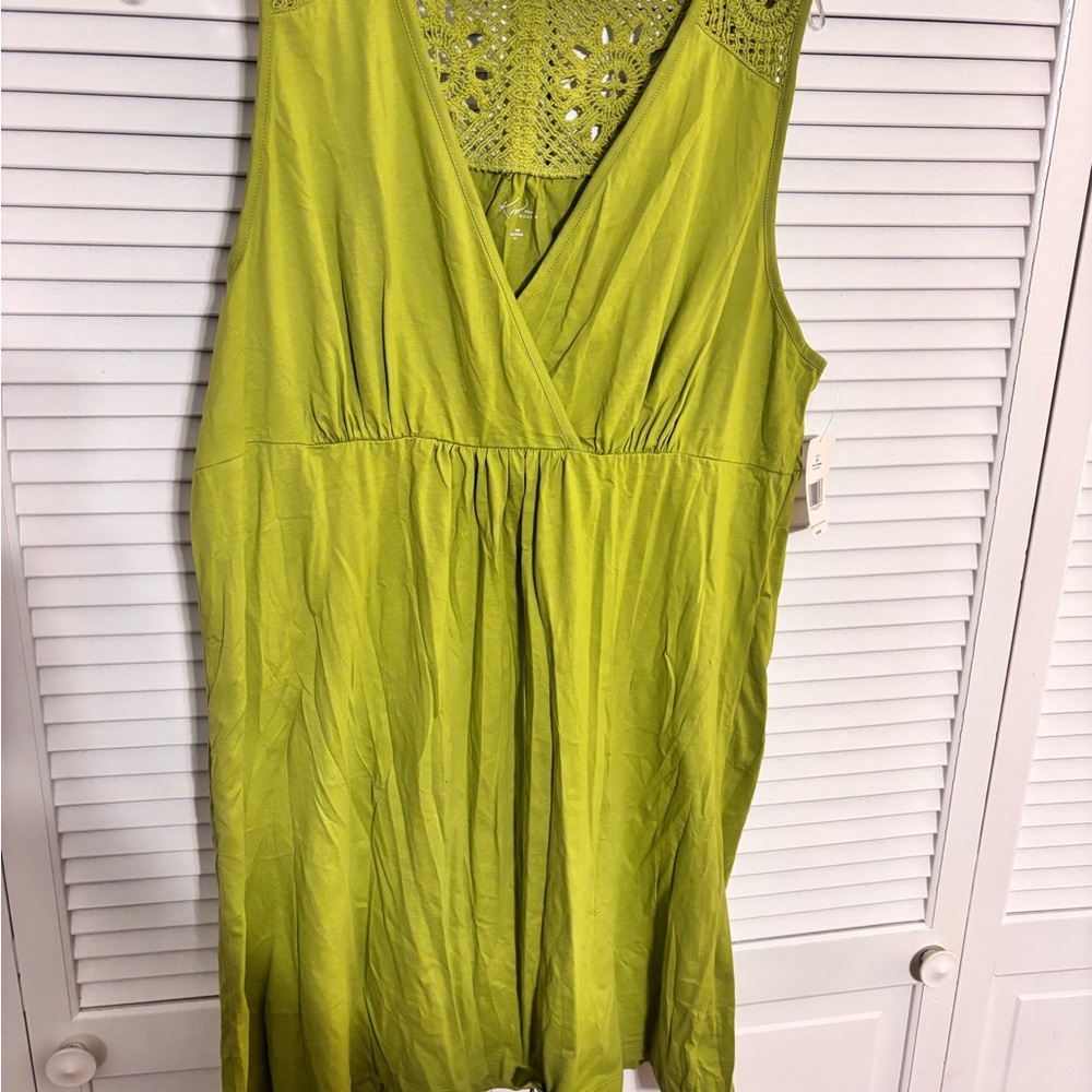 Lime Green Sleeveless Dress